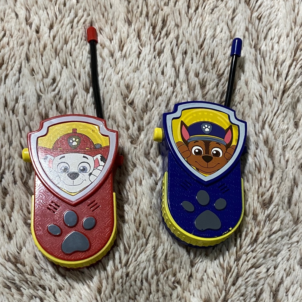 Paw Patrol Walkie Talkies Red and Blue
